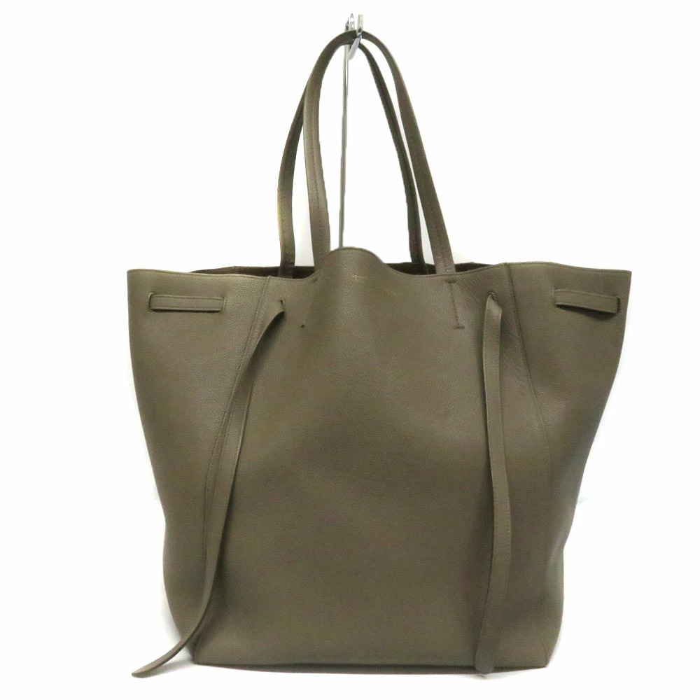 Celine Cabas Phantom Greige Gray